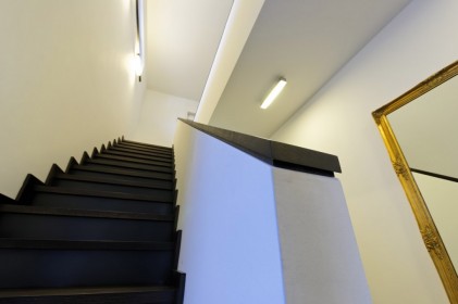 Geländerabdeckung und Treppe